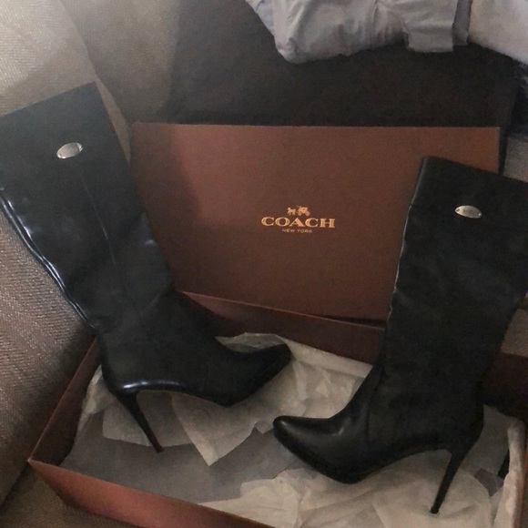 Coach Leather Boots - Picture 3 of 3